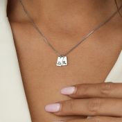Mirella Kette mit Sternzeichen Charms  [Sterlingsilber]