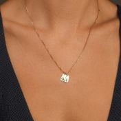 Mirella Zodiac Charm Necklace [18K Gold Plated] 