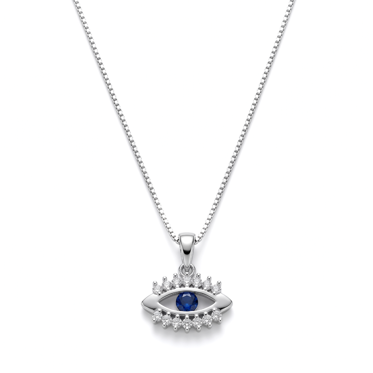 Midnight Evil Eye Necklace