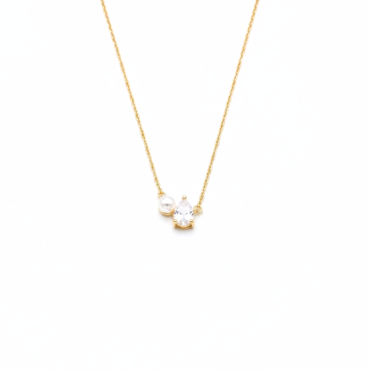 Morning Dew Necklace [Gold Plated]