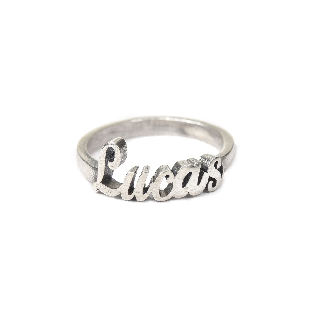 3D Name Ring [Sterling Silver]