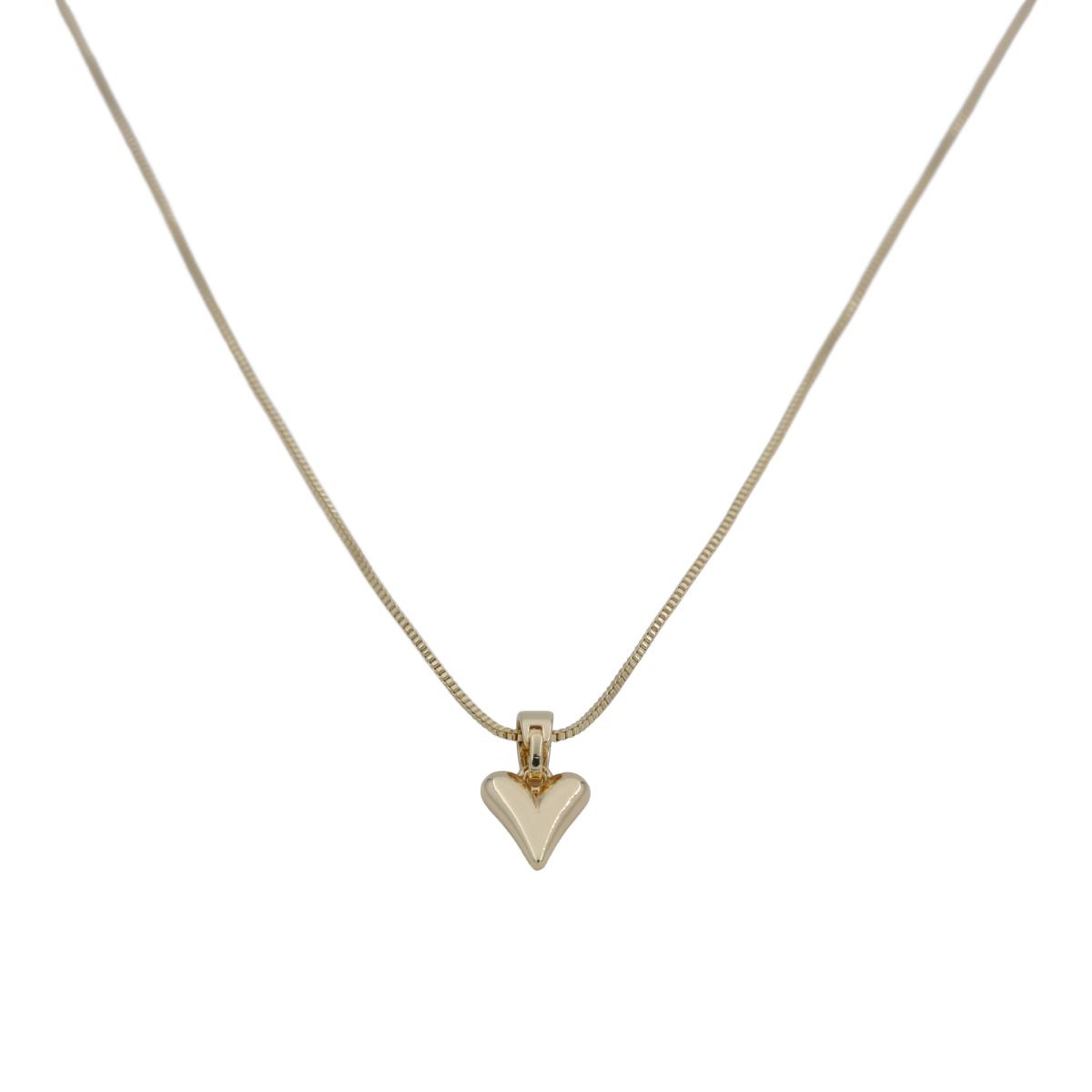 Edge of Love Necklace [Gold Plated]