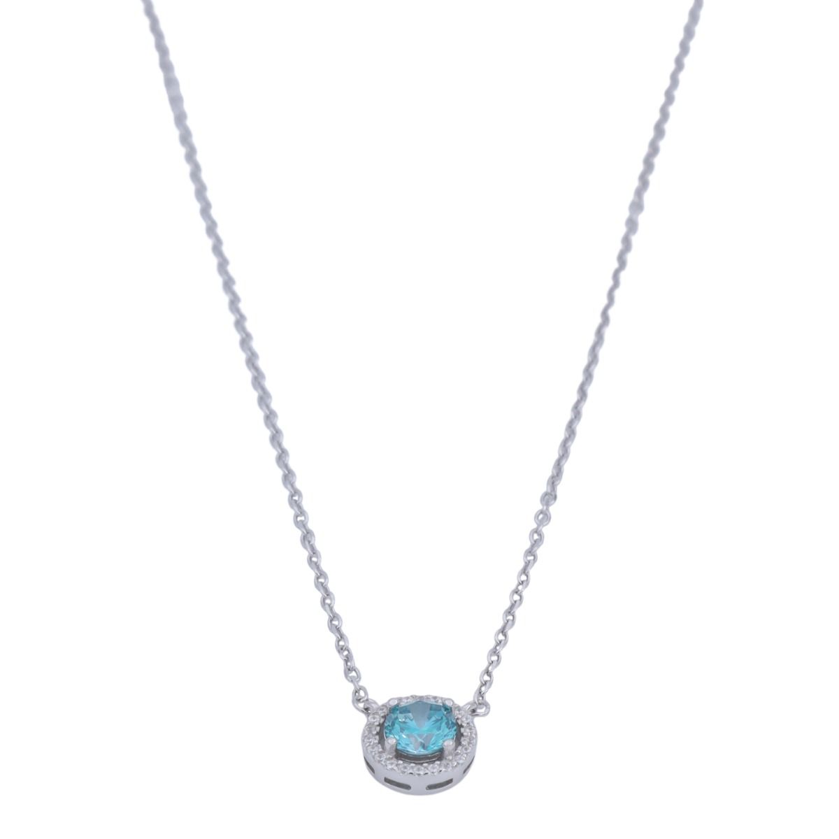 Blue Radiance Necklace [Sterling Silver]