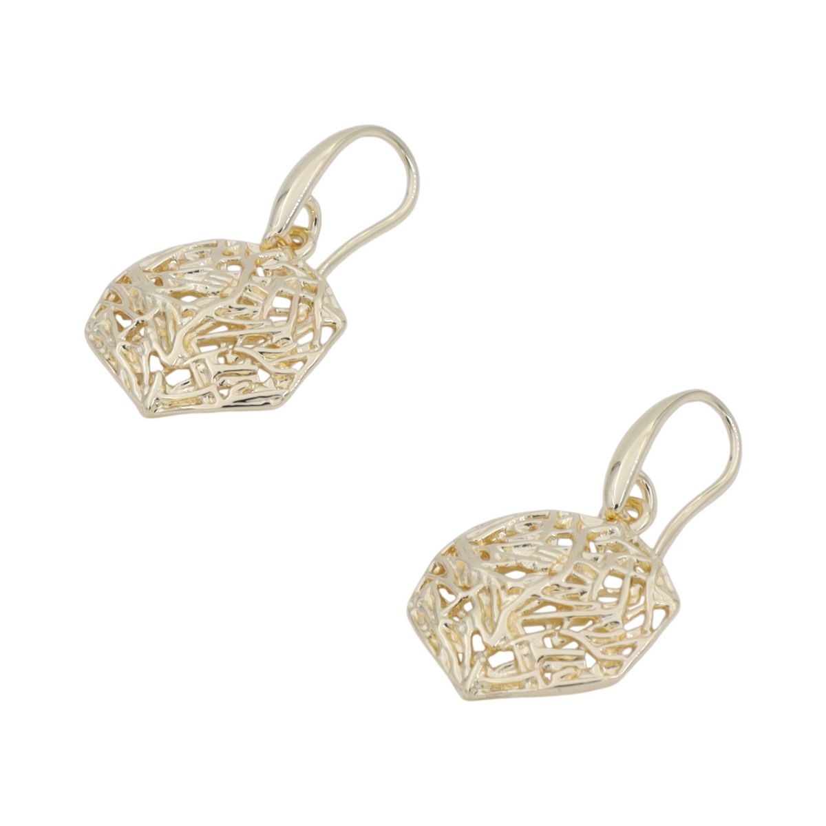  Filigree Disc Earrings