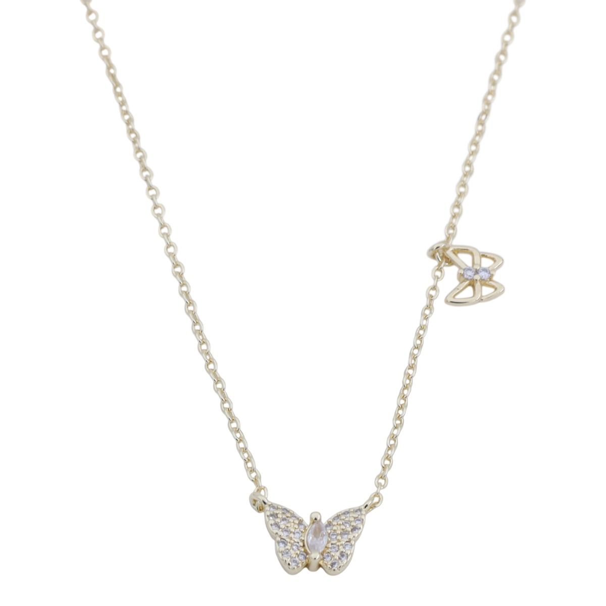 Precious Butterfly Necklace [Gold Plated]