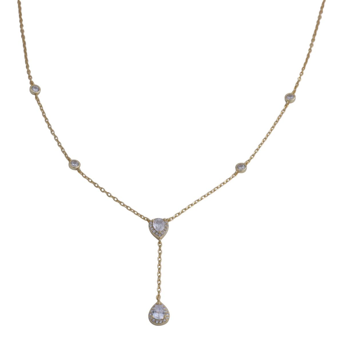 Celeste Drop Necklace [18K Gold Plated]