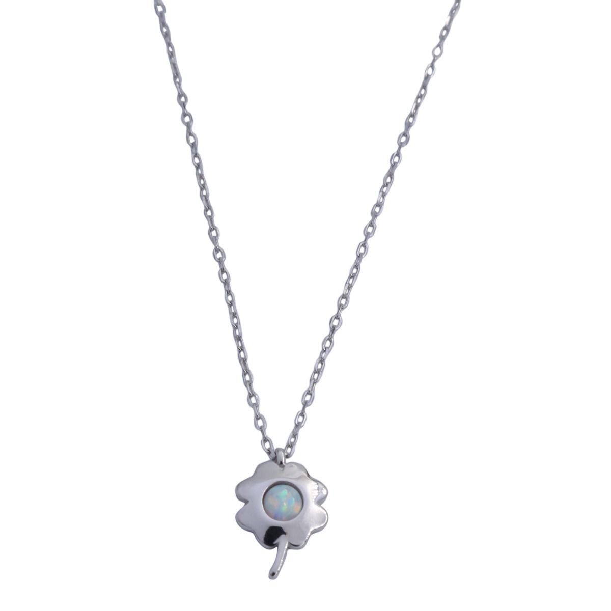 Floral Gleam Necklace [Sterling Silver]