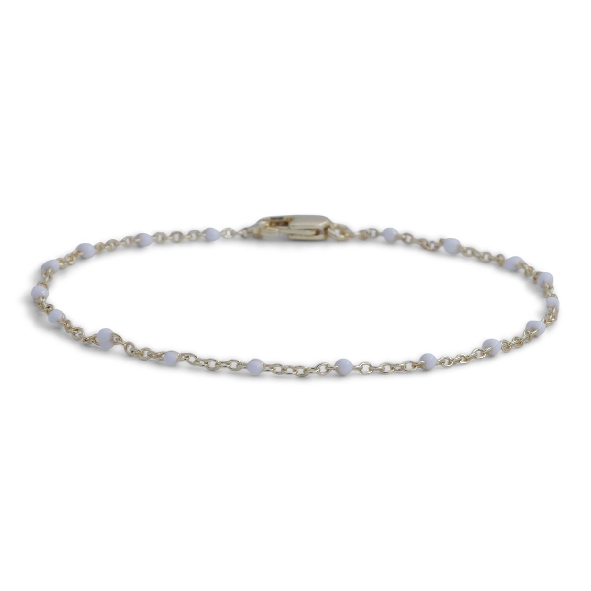 Beaded Chain Bracelet [Gold Plated]