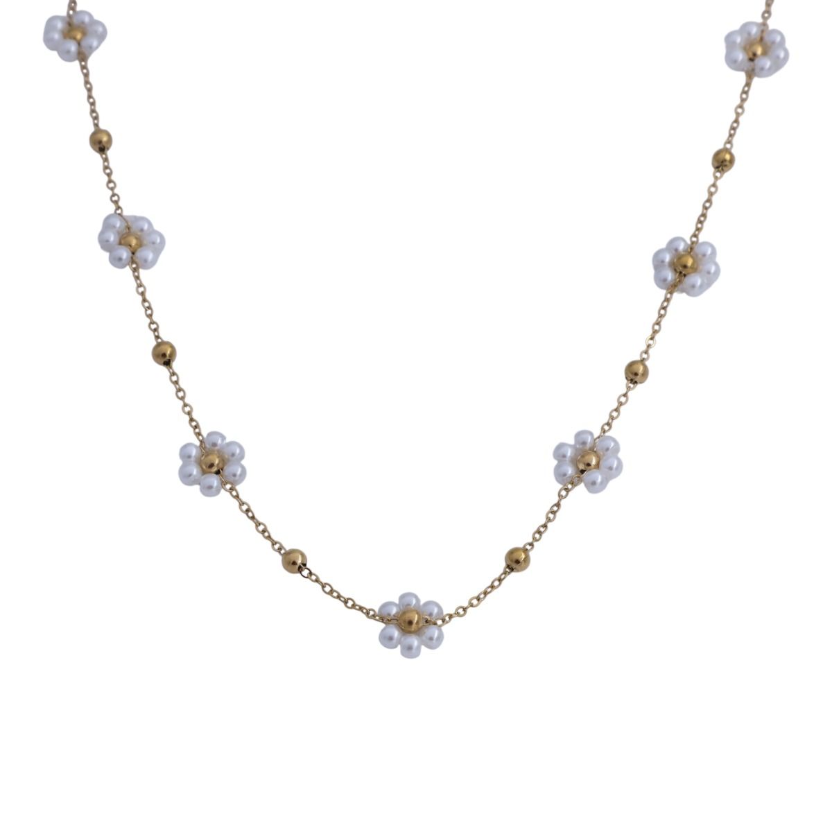 Daisy Chain Necklace [Gold Plated]