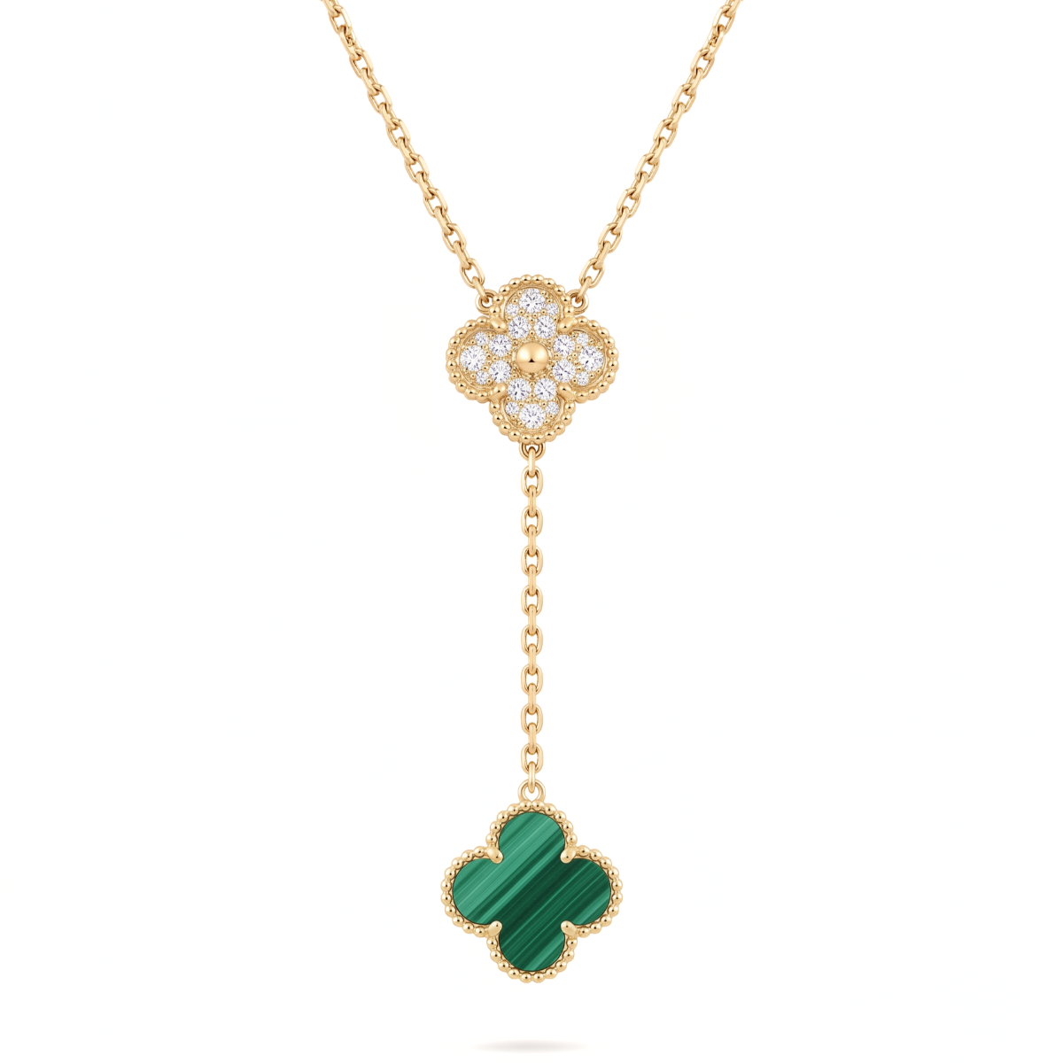 Clover Rainfall Necklace