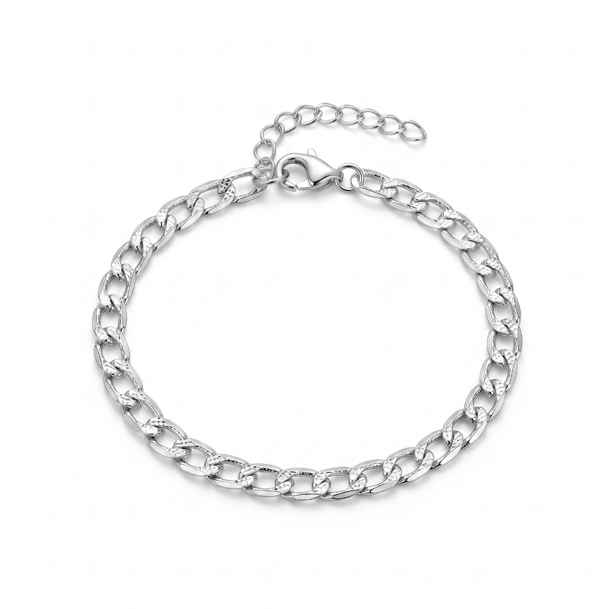 Textured Paperclip Bracelet