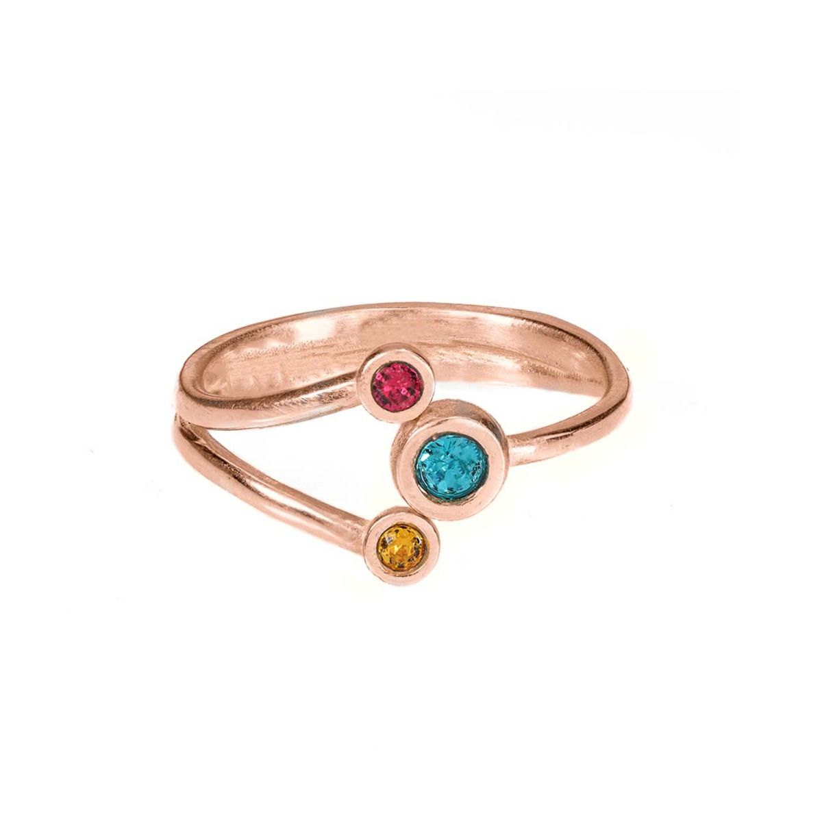 Anillo Amor de Madre - Doble Amor [Bañado en Oro Rosa de 18K]