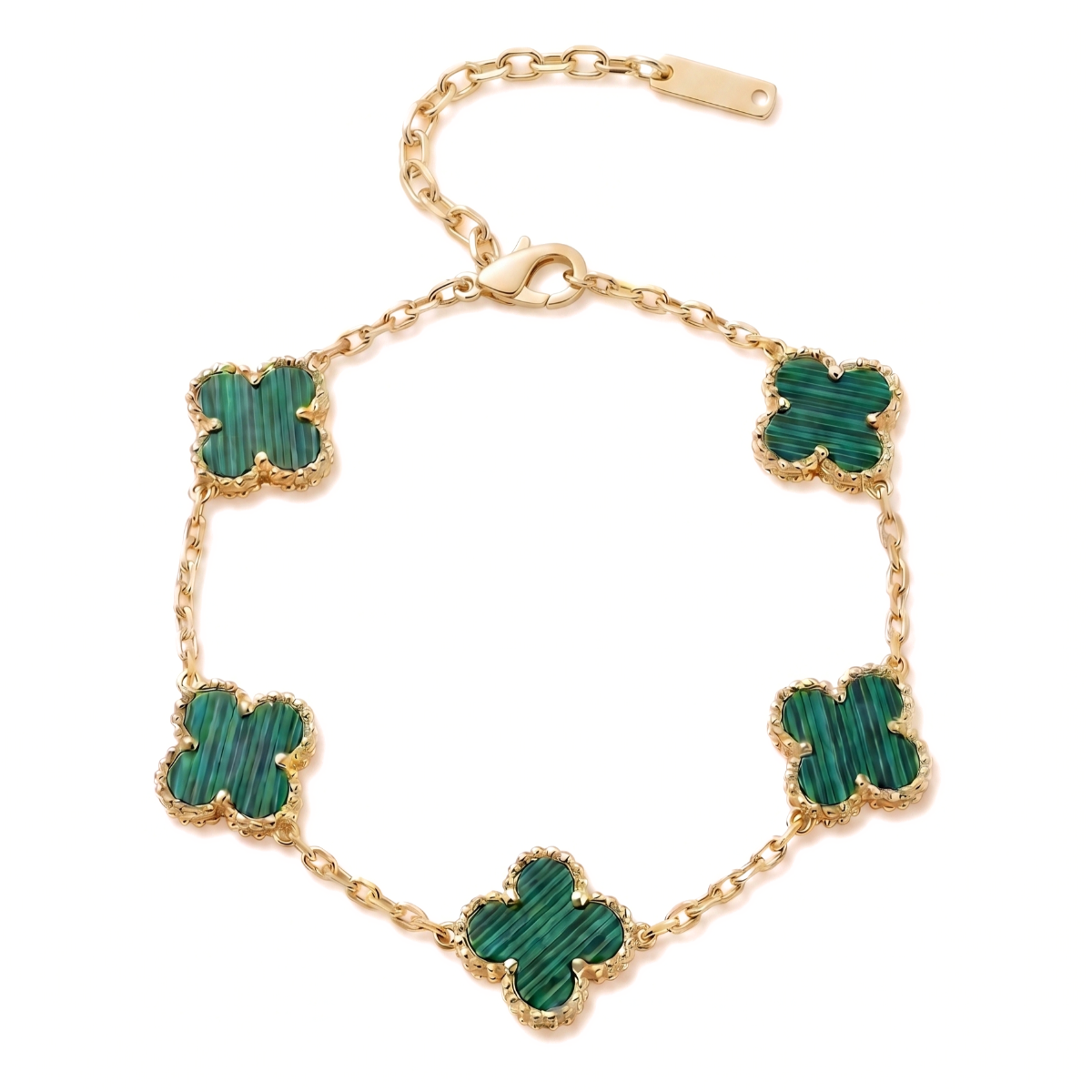 Evergreen Clover Bracelet [Gold Plated]