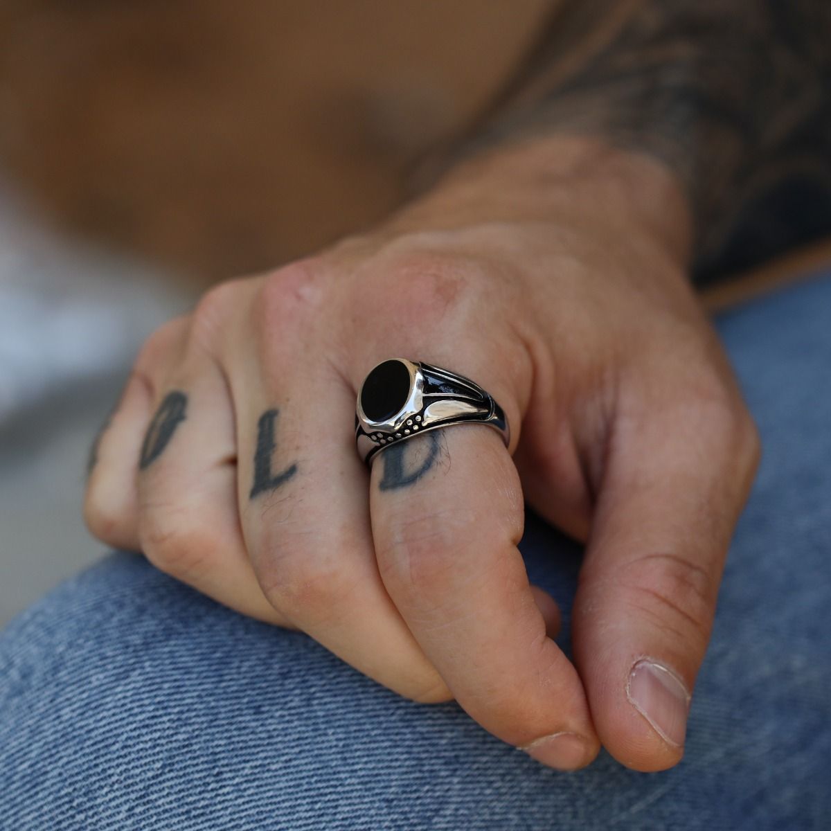 Blackbeard's Lost Men Ring - Sterling Silver