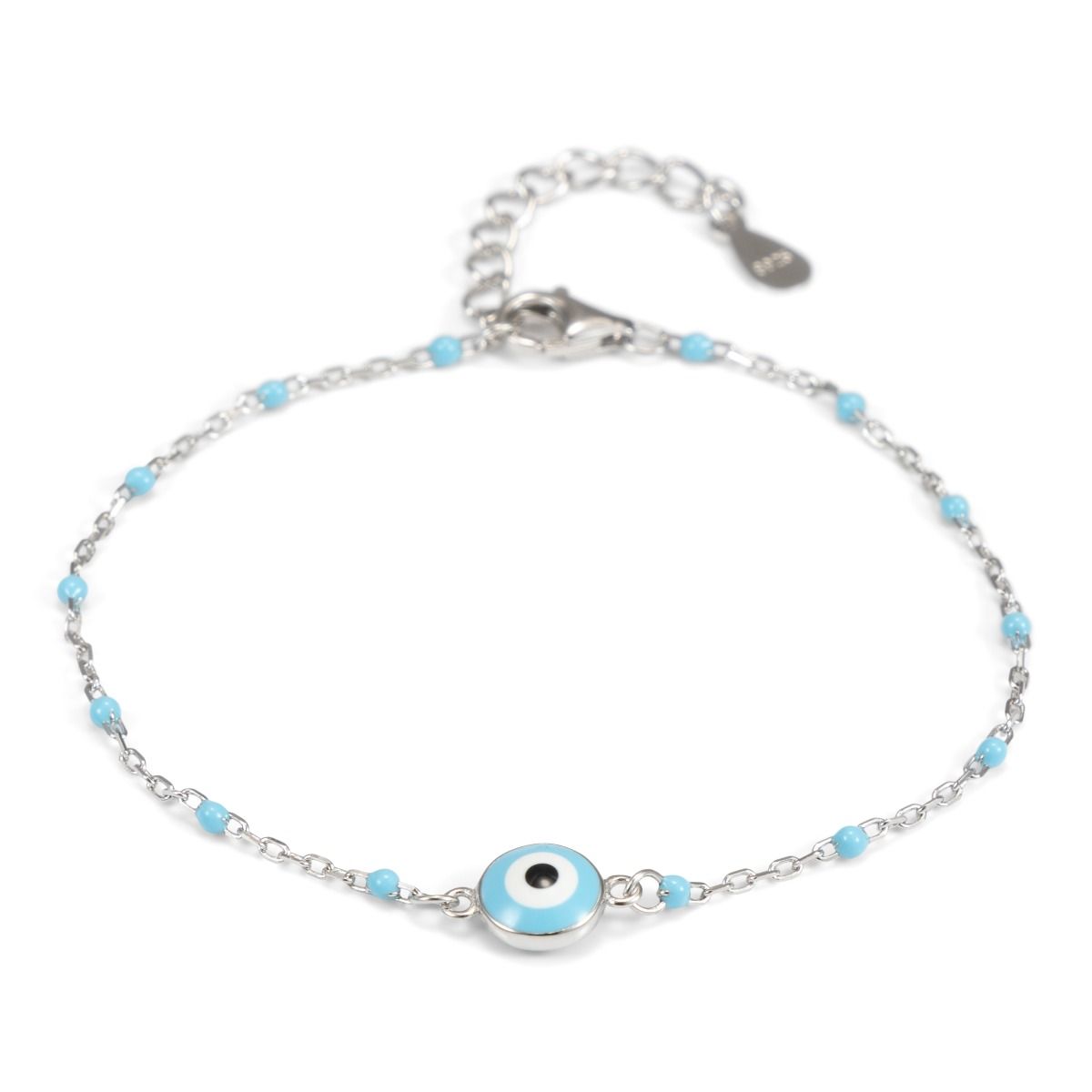 Serenity Guard Evil Eye Bracelet [Sterling Silver]