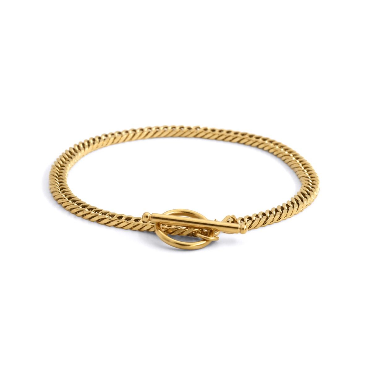 Heritage Braided Chain Bracelet [Gold Plated]