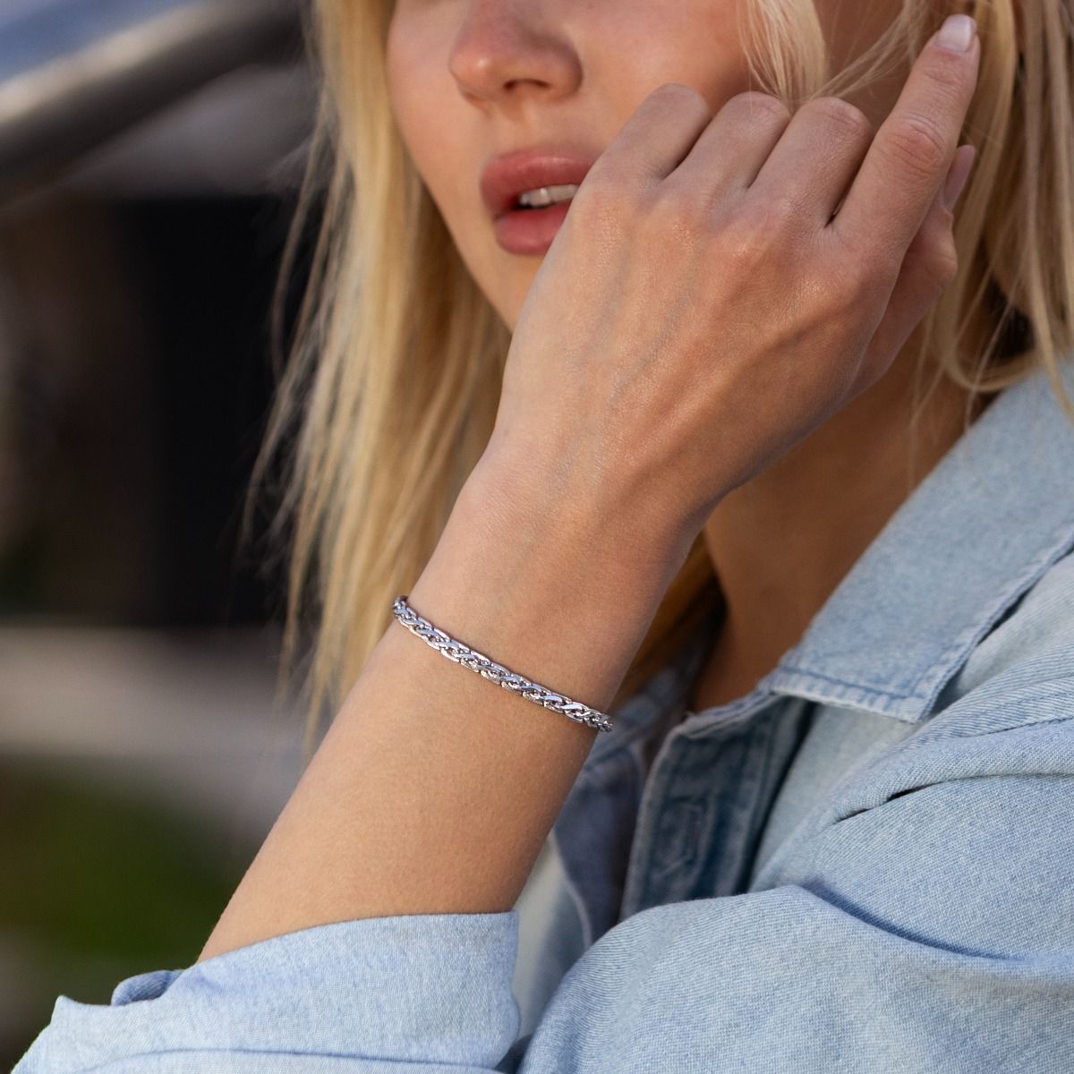 Braided Waves Bracelet