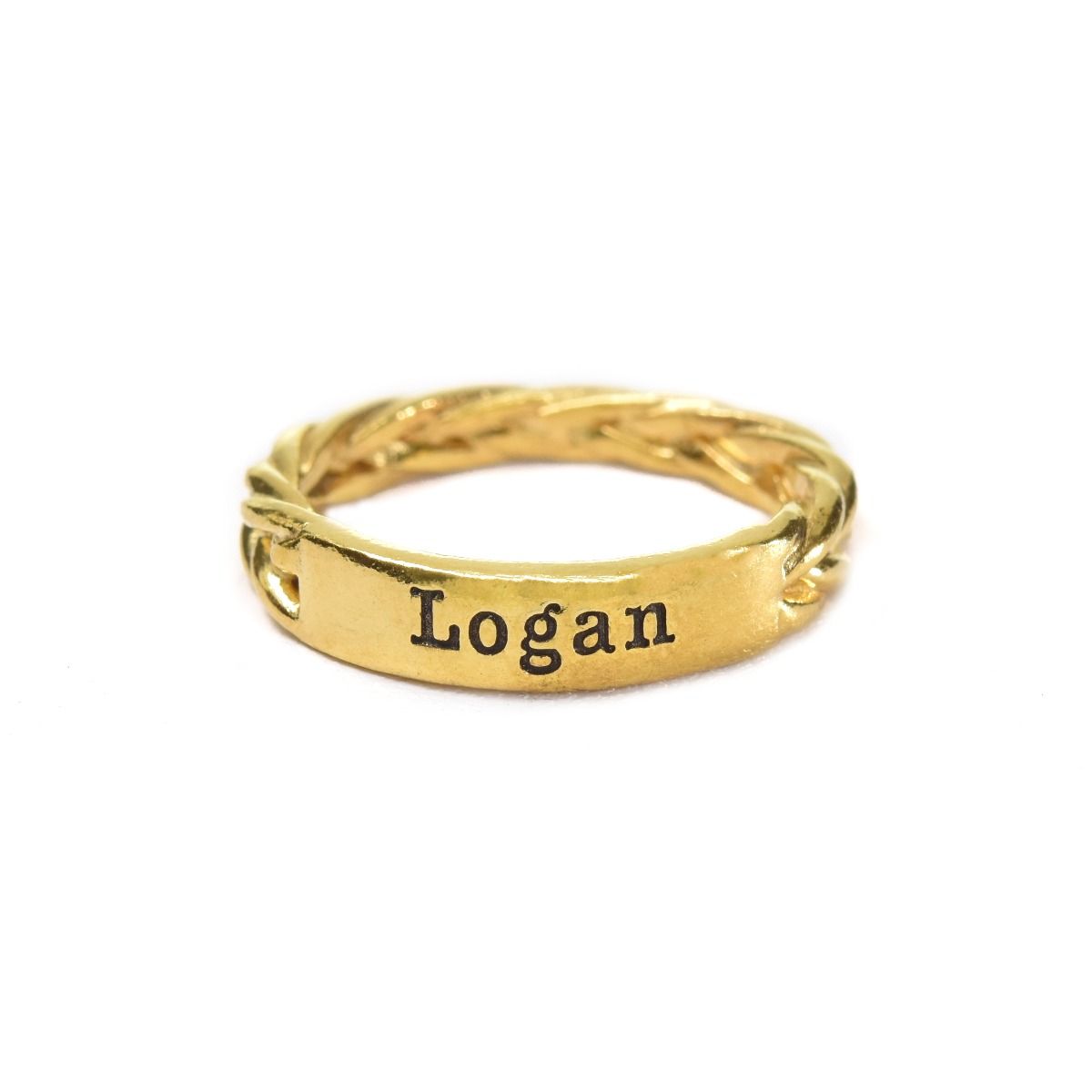 Love Braids Name Ring [18K Gold Vermeil]
