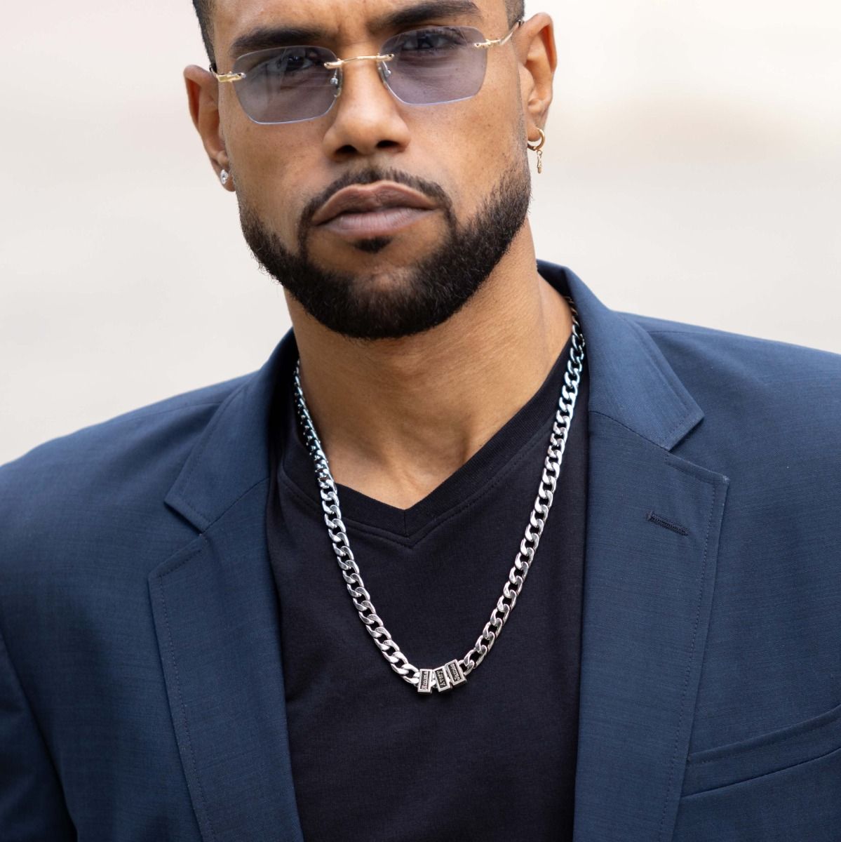 Cuban Link Chain With Names - 8mm 