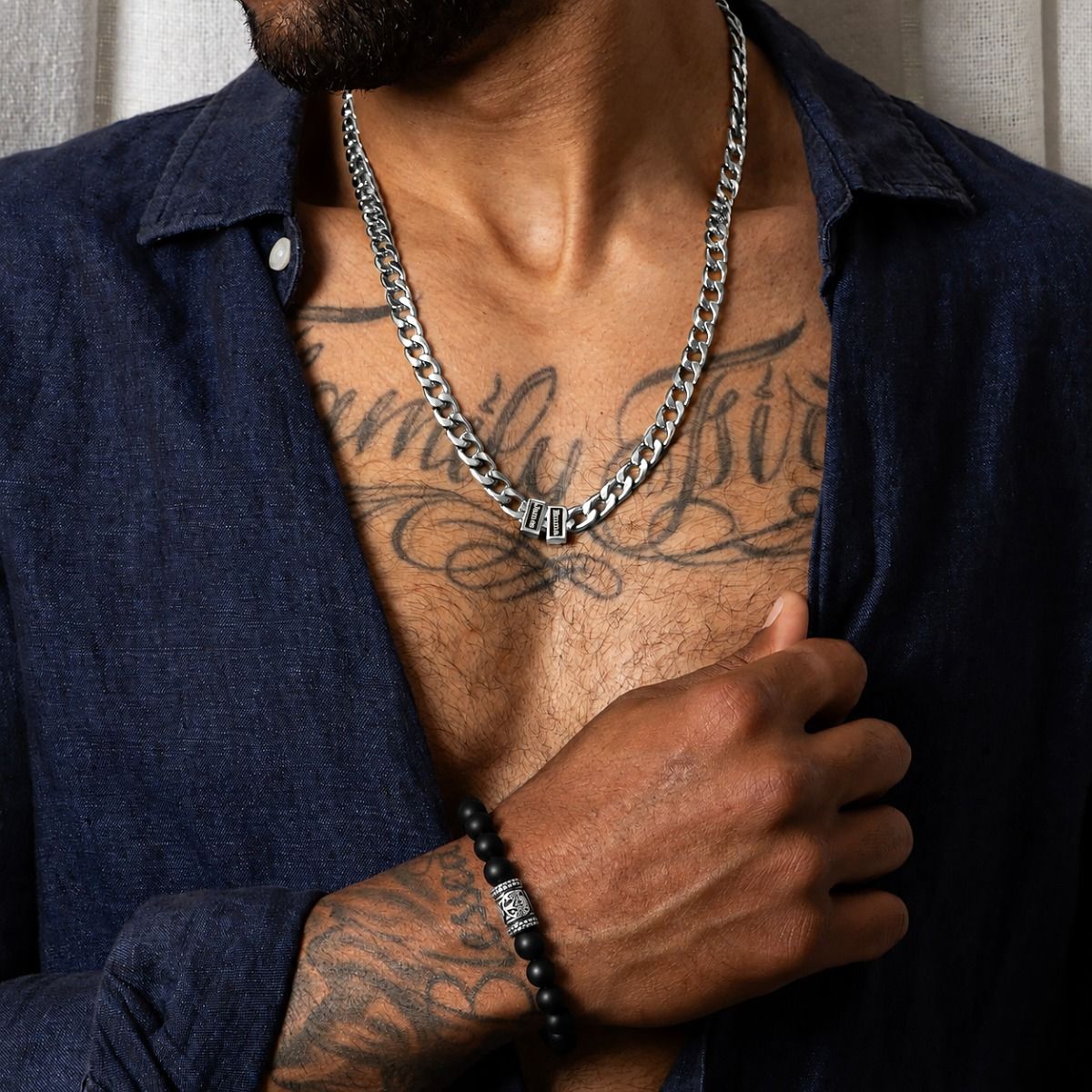The Heritage Cuban & Black Onyx Set