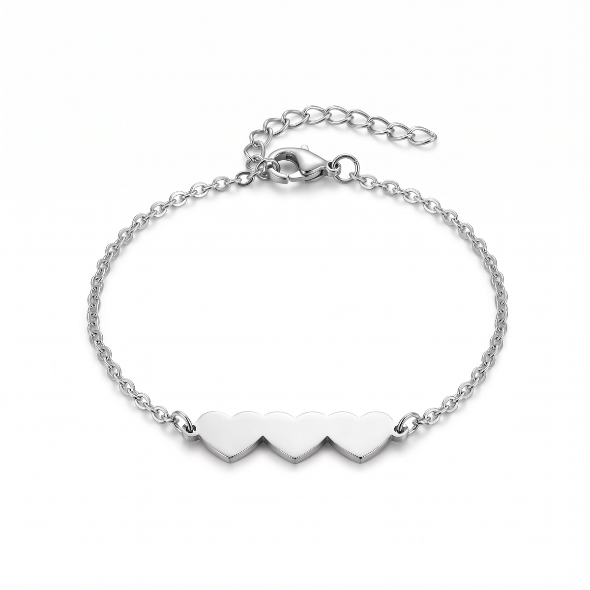 Trio Heart Bracelet