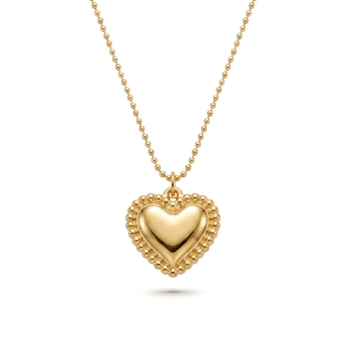 Puffy Heart Necklace