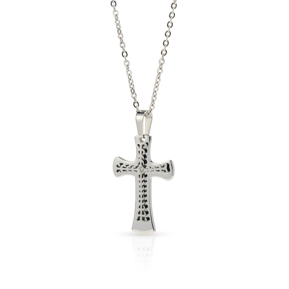 Bright Compass Necklace for Men