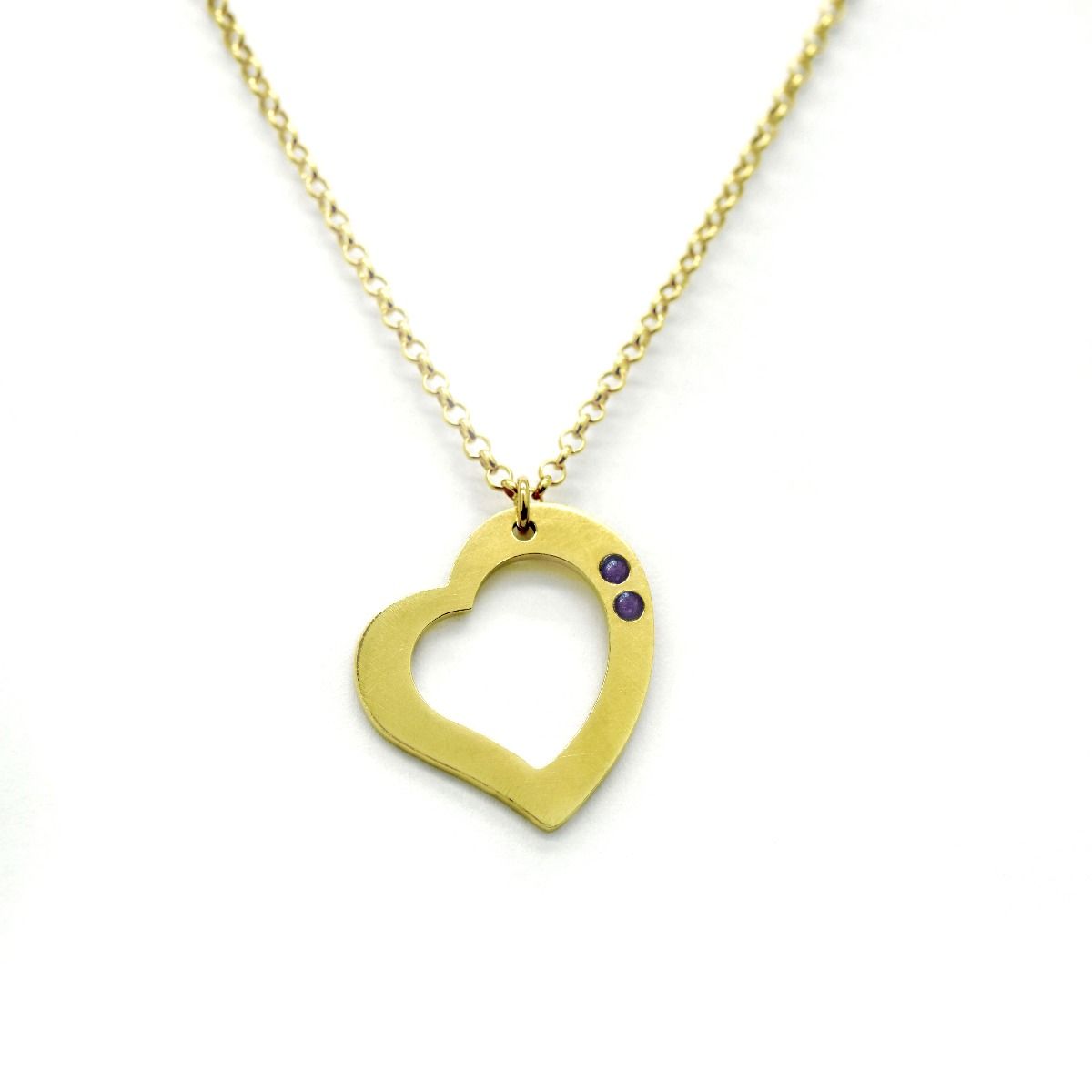 Leitende Liebe Halskette [750er vergoldet]