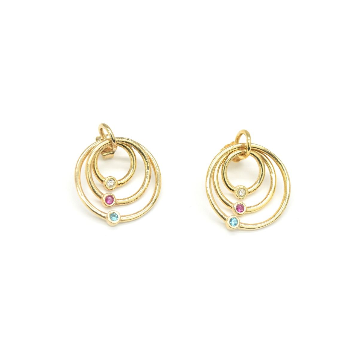 Spheres of Love Earrings [Gold Plated]