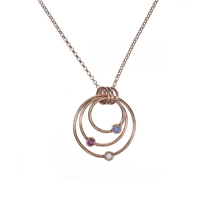 Sphären der Liebe Halskette [750er rosévergoldet]