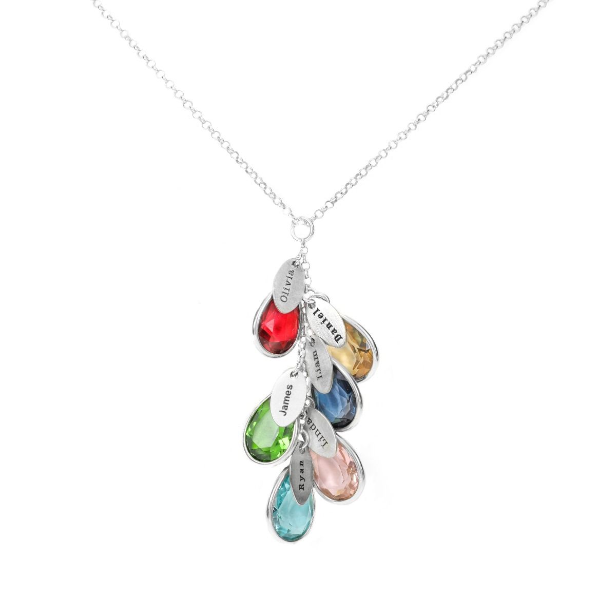 Enchanted Rain Name Necklace [Sterling Silver]
