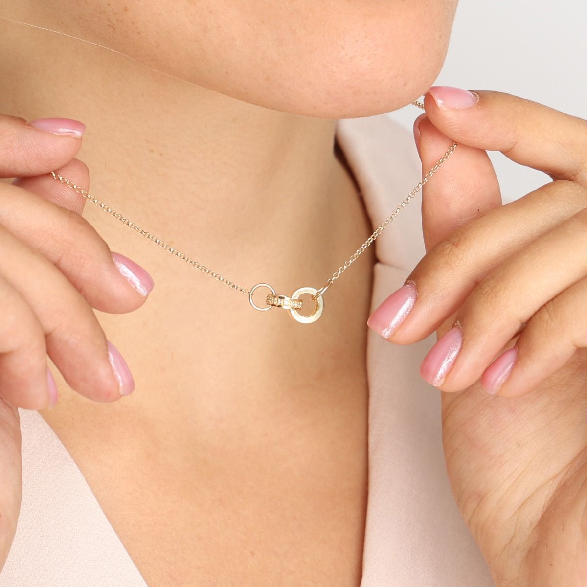 Eeuwige Naam Ketting [18K Goud Verguld]