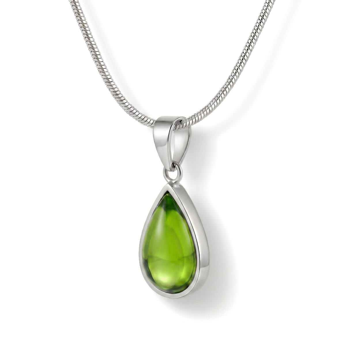 Lime Dewdrop Necklace