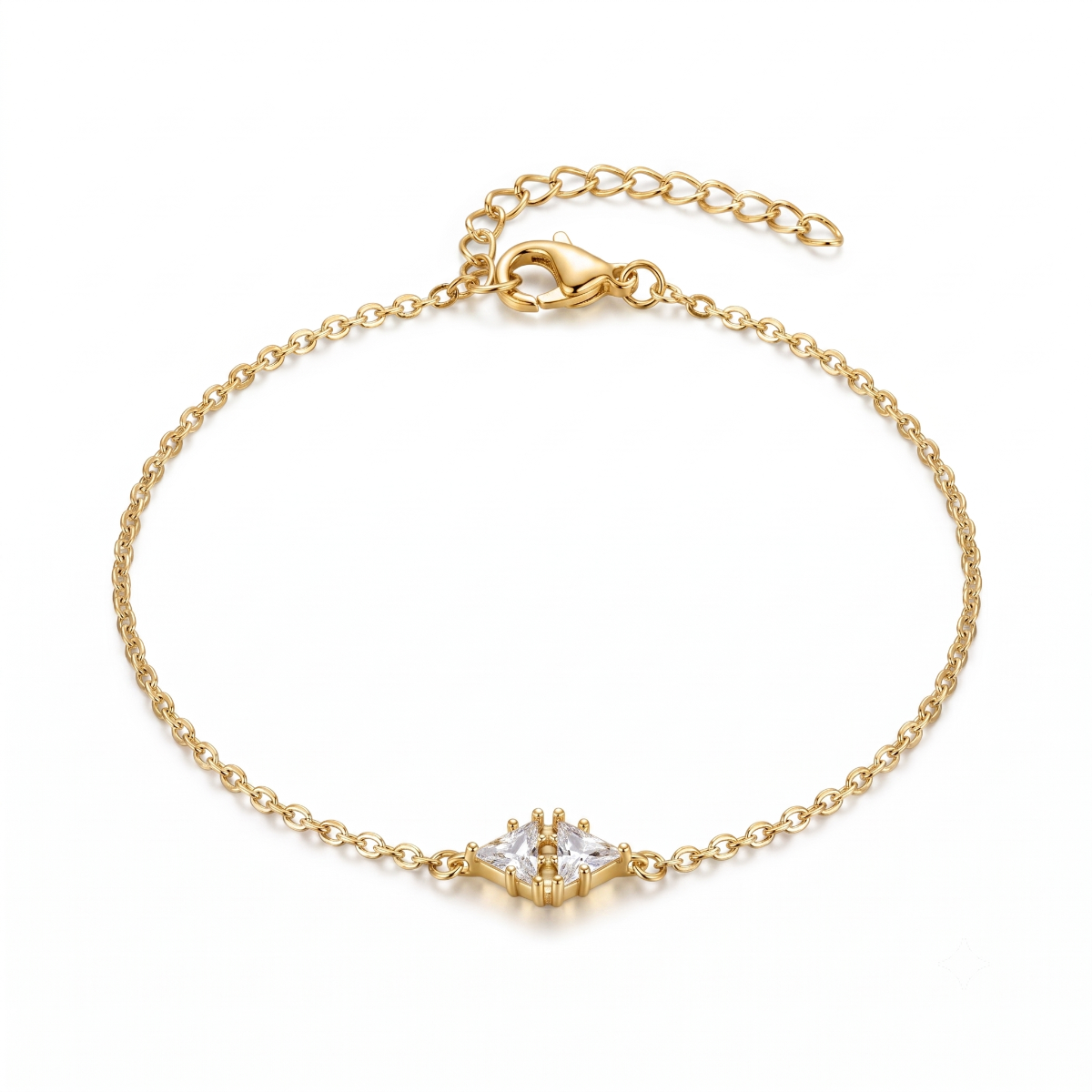 Clarity Chain Bracelet [Gold Plated]