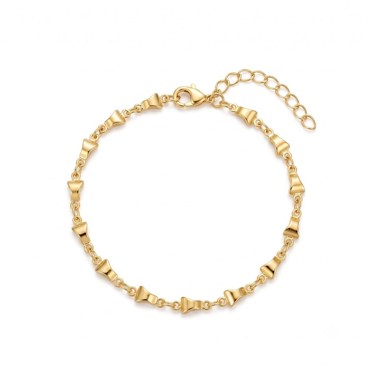 Ripple Flare Bracelet [Gold Plated]