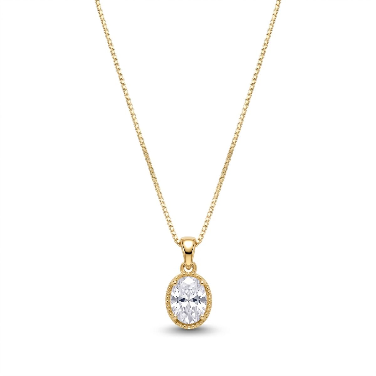Enchanted Crystal Necklace [Gold Plated]