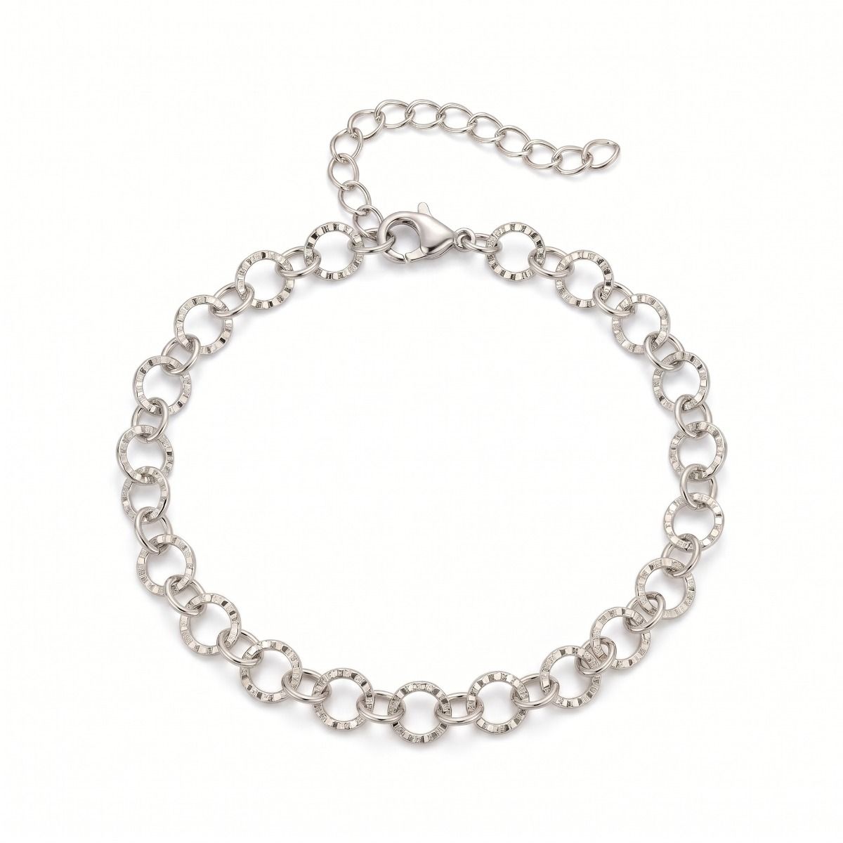 Coarse Circle Link Bracelet