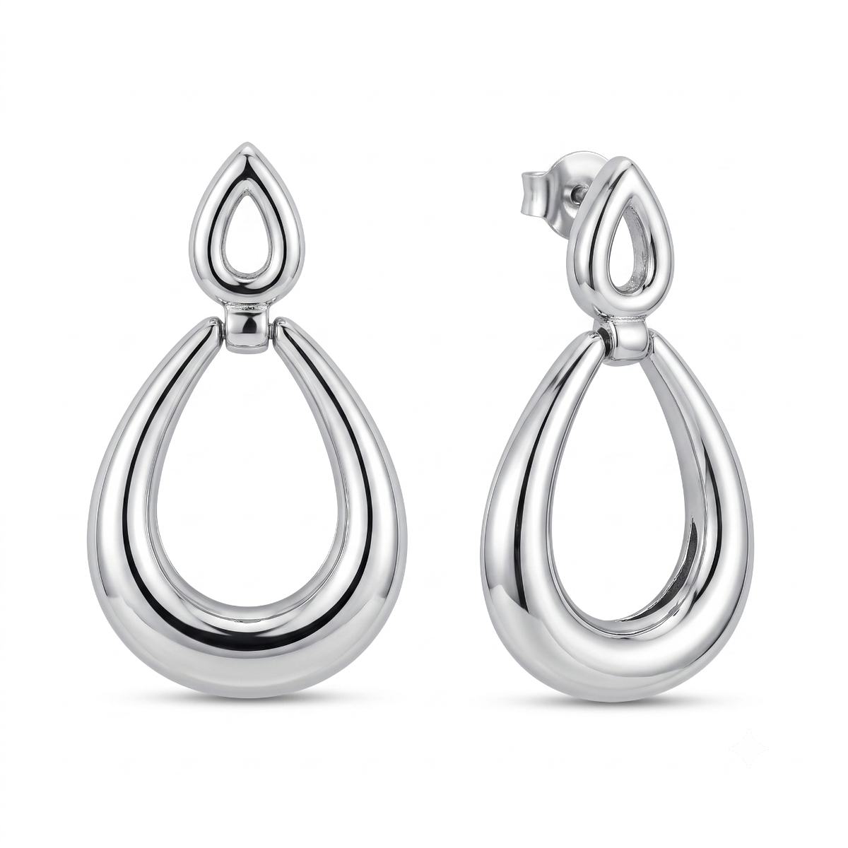 Double Teardrop Earrings