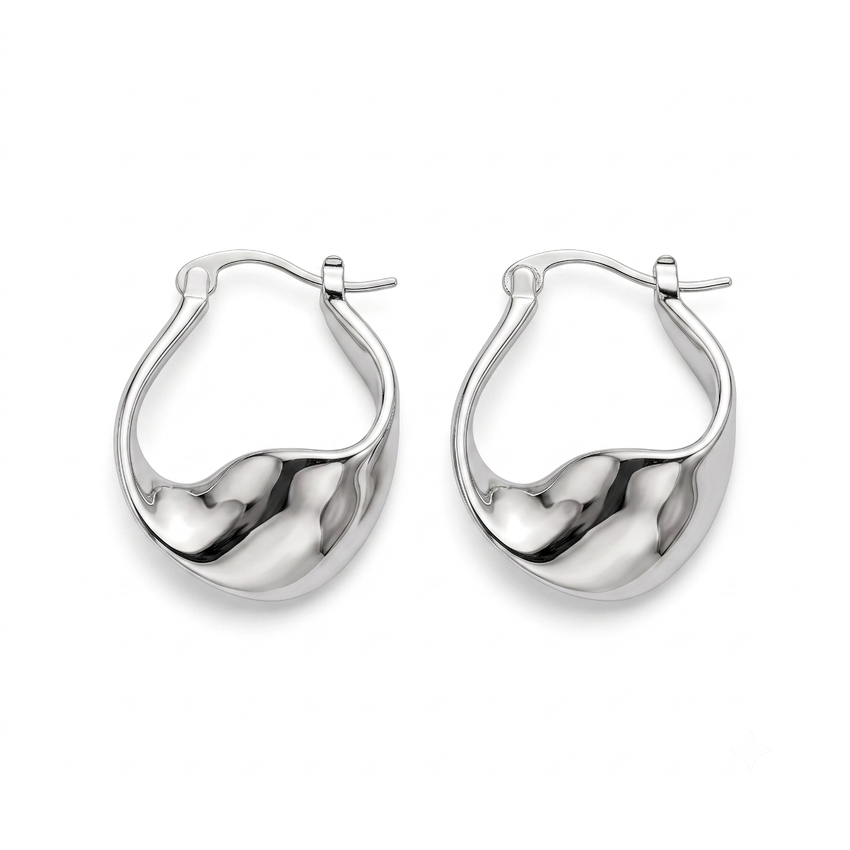 Sculpted Hoop Earrings