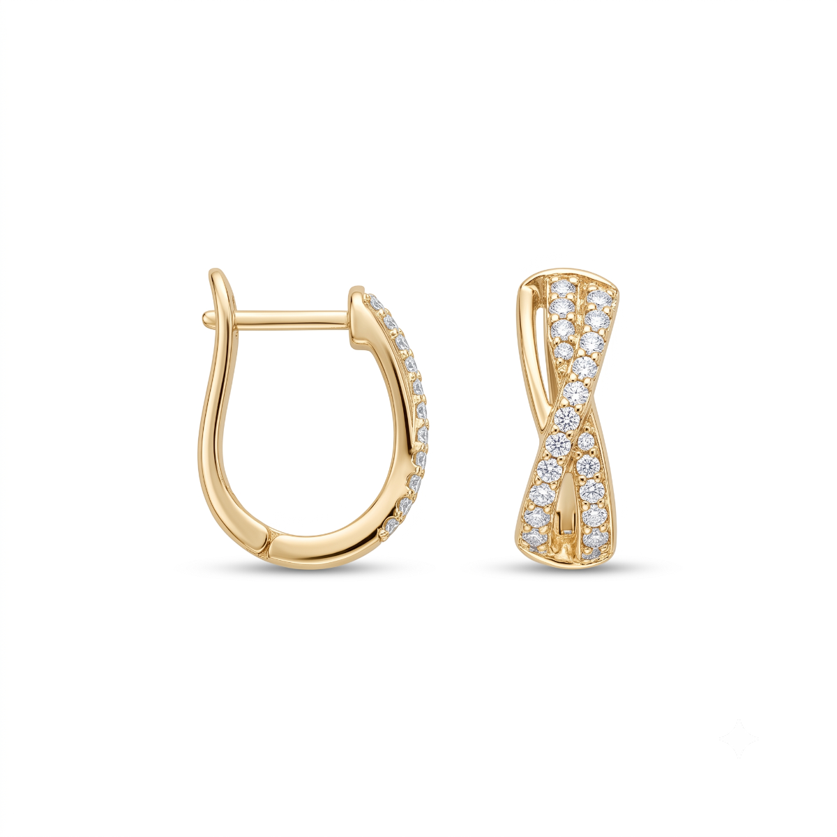 Vintage Curve Earrings [Gold Plated]