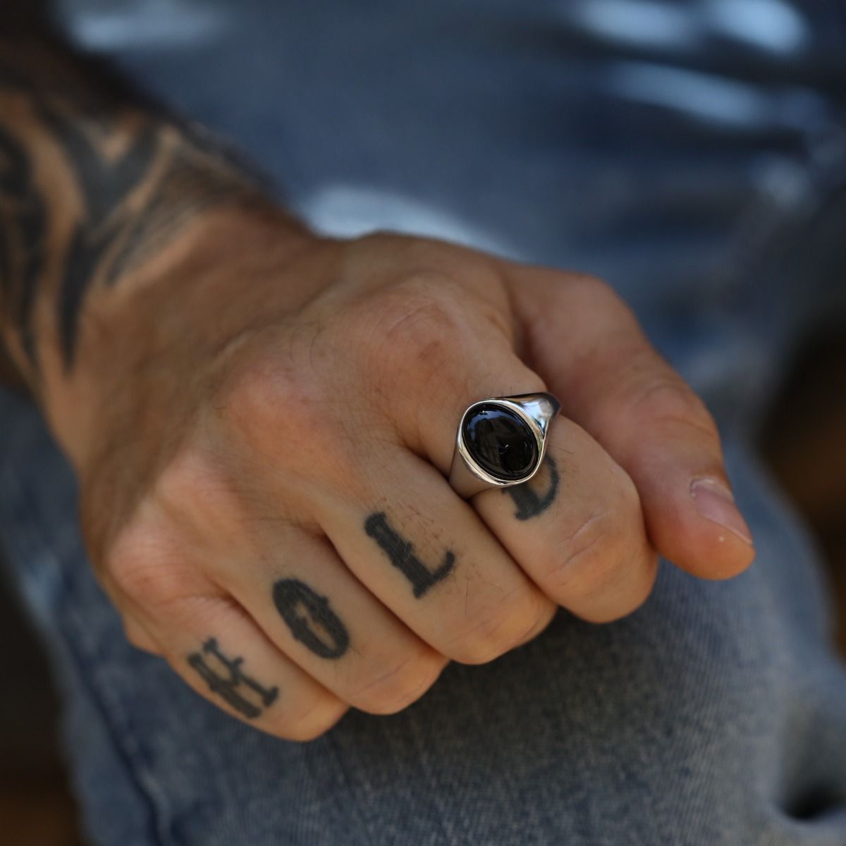 Gentleman's Ring - Sterling Silver