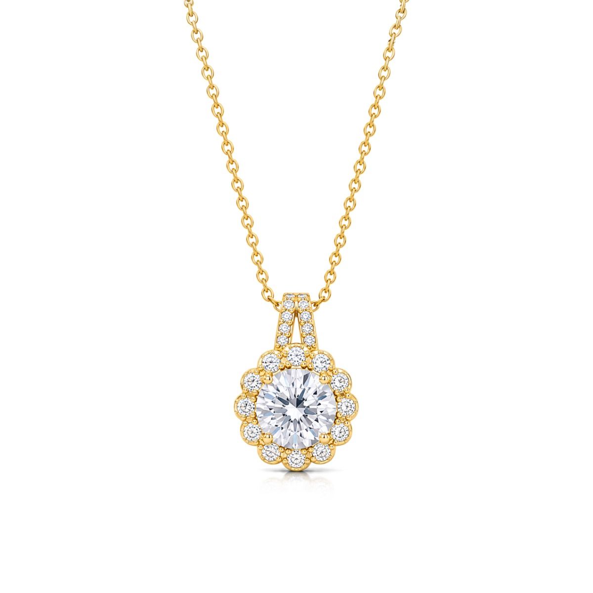 Glistening Blossom Necklace