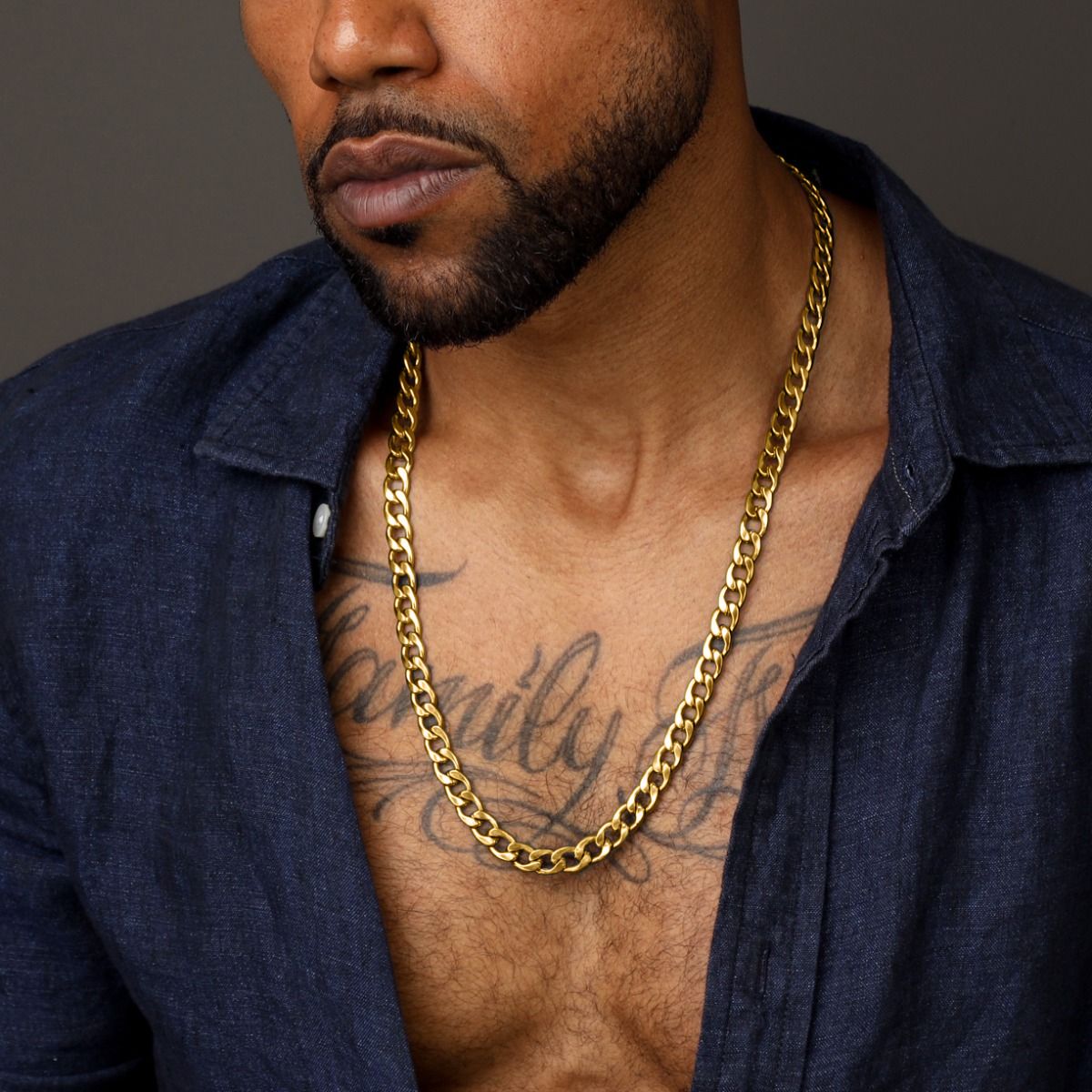 Cuban Link Chain - 8mm [18K Gold Plated]