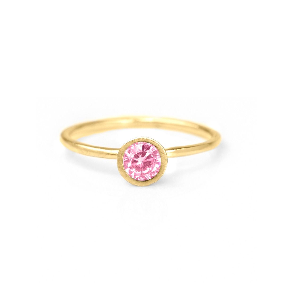 Carina Ring. Grote Cirkel [18K Goud Verguld].