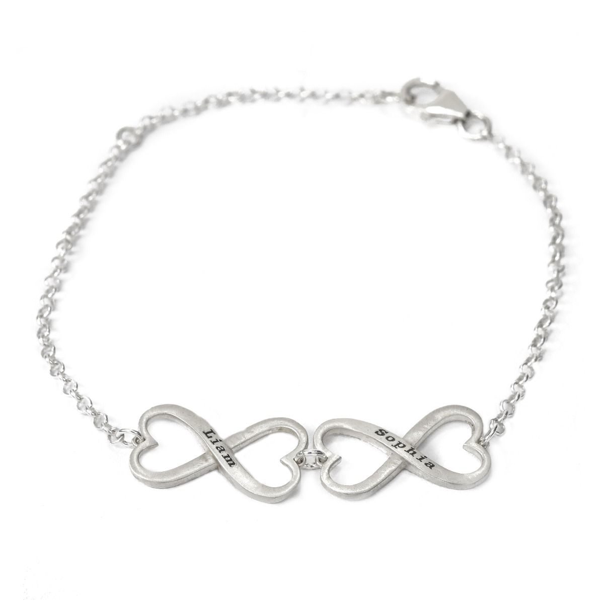 Bracciale Amore Infinito con Nome [Argento 925]