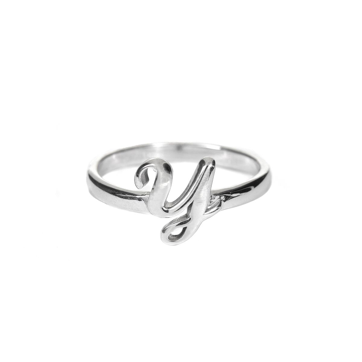 Bague Initiale 3D [Argent 925]