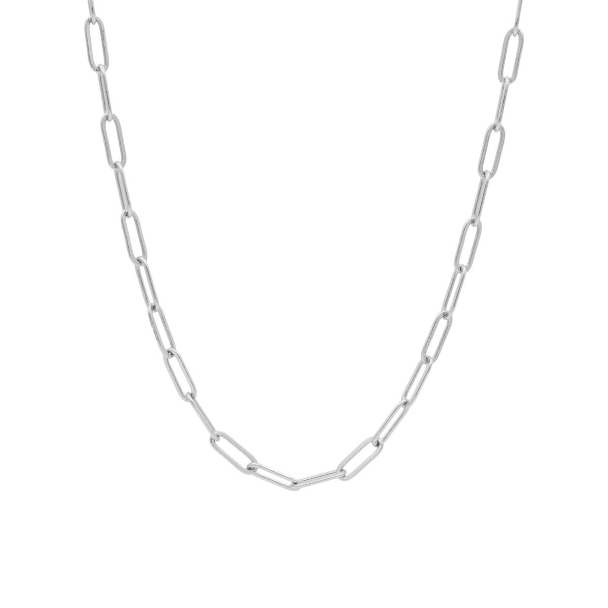 Classic Paperclip Necklace [Sterling Silver]