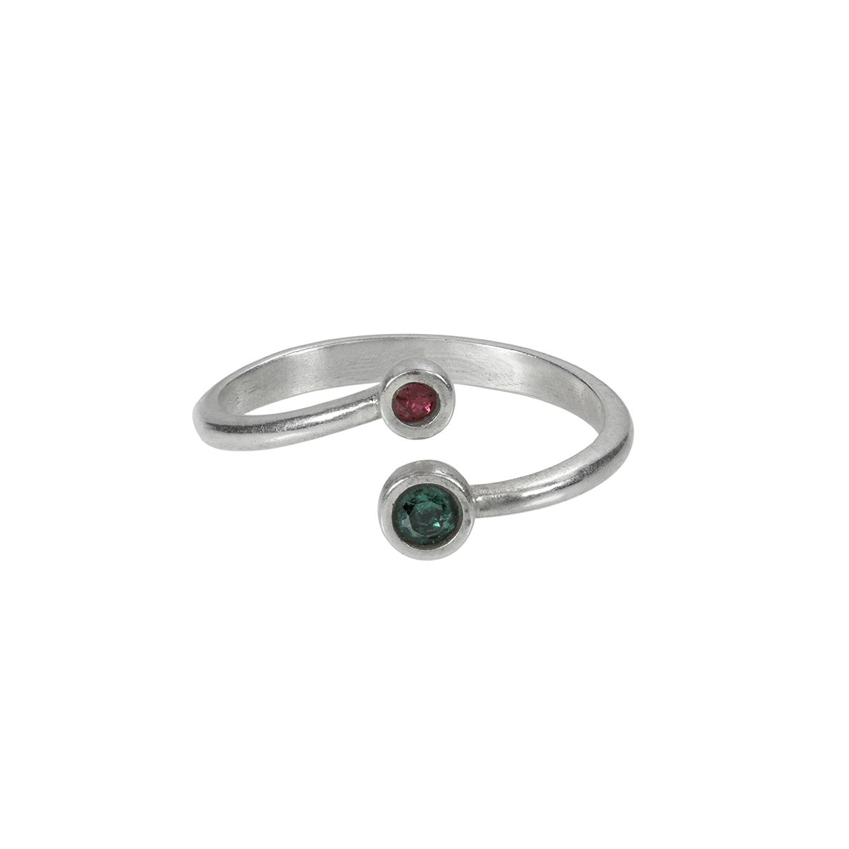 Family Love Birthstone Ring [Sterling Silver]