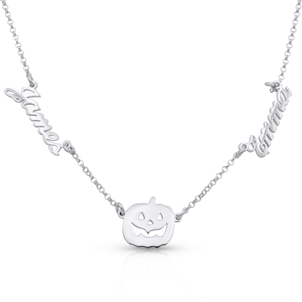 Multi-Name Kürbiskette [Sterlingsilber]