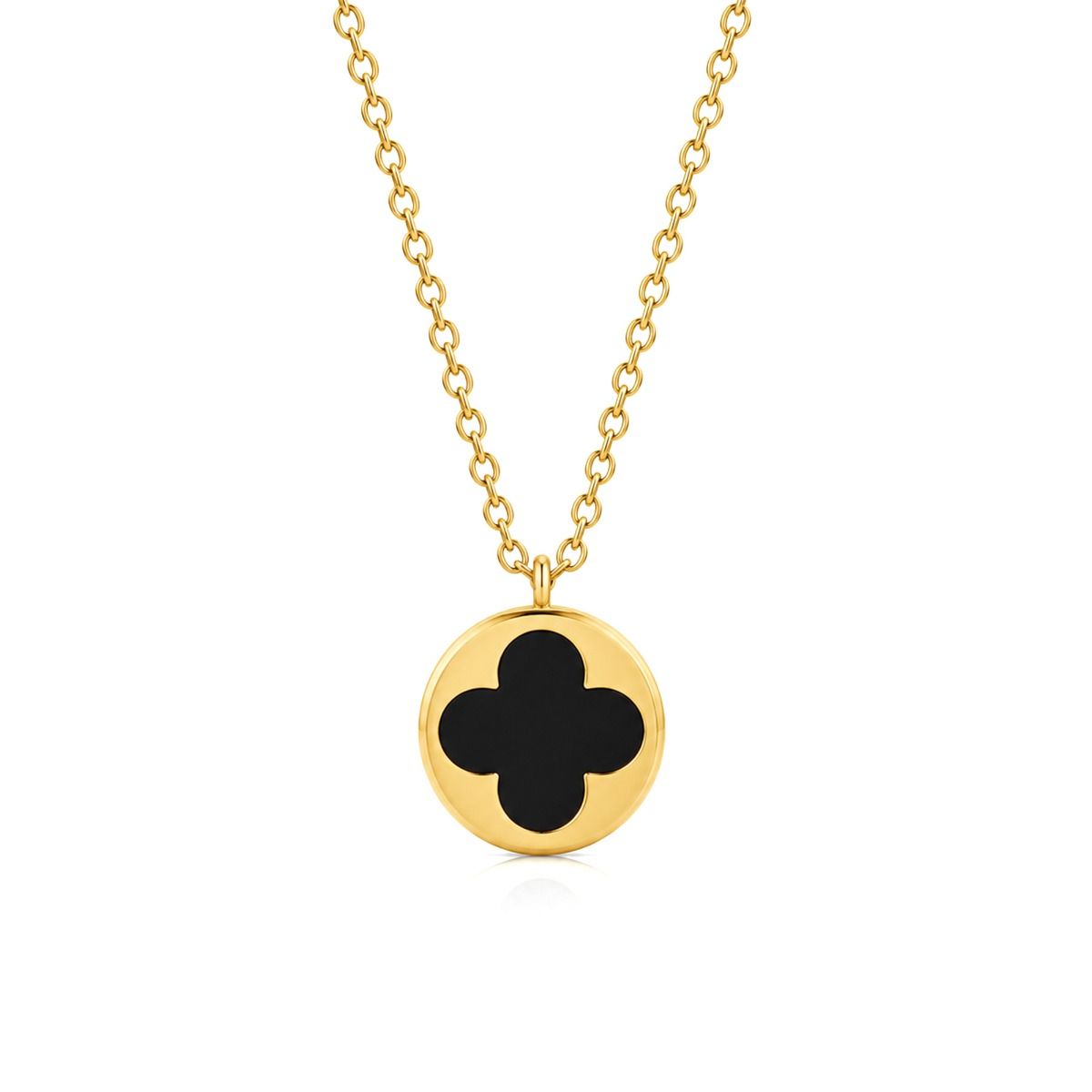 Mystic Clover Frame Necklace
